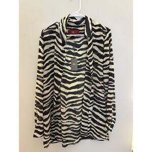 7 for all Mankind Zebra blouse  - new with tags retails $199